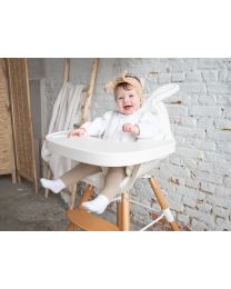 Evolu 2 High Chair - Adjustable In Height (50-75 Cm/*90 Cm) - Natural White