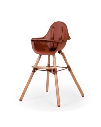 Evolu High Chair - Adjustable In Height (50-75 Cm/*90 Cm) - Natural Rust