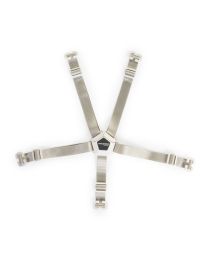 5-point Harness - Silver White