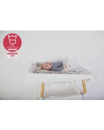 Evolux Changing Table - Natural White