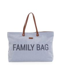 Family Bag Sac A Langer - Toile - Gris