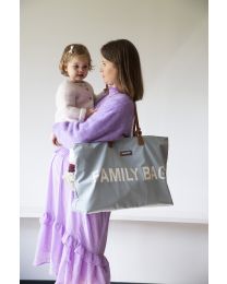 Family Bag Nursery Bag - Light Grey