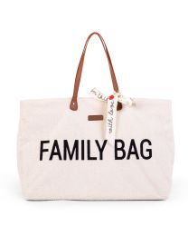 Family Bag Wickeltasche - Teddy Altweiss