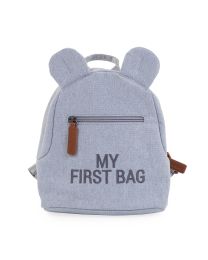 My First Bag Sac A Dos Pour Enfants - Toile - Gris