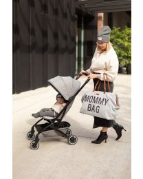 Mommy Bag ® Wickeltasche - Canvas - Grau