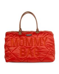 Mommy Bag Nursery Bag - Puffered - Red