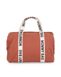 Mommy Bag ® Sac A Langer – Signature - Toile - Terracotta