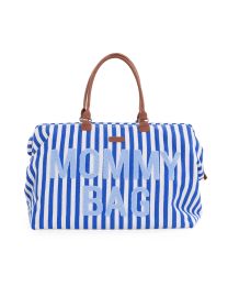 Mommy Bag ® Nursery Bag  - Stripes - Electric Blue/Light Blue