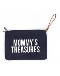 Mommy's Treasures Clutch - Navy White