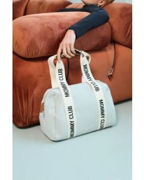 Mommy Club  Nursery Bag - Signature - Canvas  - Off White