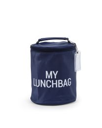 My Lunchbag - Met Isolerende Voering - Navy Wit