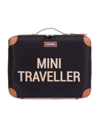 Mini Traveller Kinderkoffer - Zwart Goud