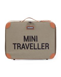 Mini Traveller Kids Suitcase - Canvas - Khaki