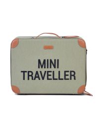 Mini Traveller Kinderkoffer - Canvas - Kaki