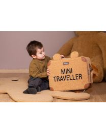 Mini Traveller Valise Enfant - Teddy Brun