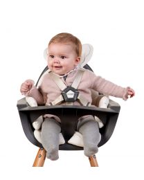 Konijn Kinderstoel Kussen Universeel - Jersey - Wit