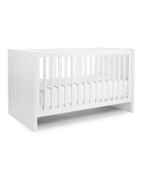 Quadro White - Cot Bed - 70x140 Cm + Slats