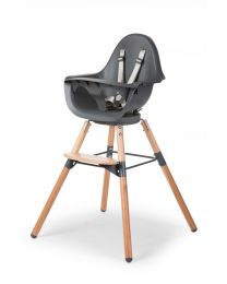 Evolu One.80° High Chair - Adjustable In Height (50-75 Cm/*90 Cm) - Natural Anthracite