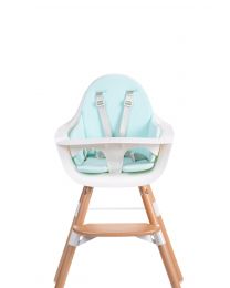 Evolu Kussen - Tricot - Pastel Mint Blauw