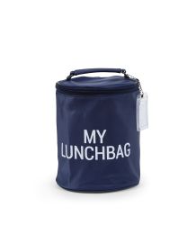 My Lunchbag - Mit Isolierfutter - Navy Weiß