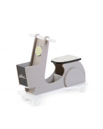 Scooter 360° Wheels Ride-On  - MDF - Grey