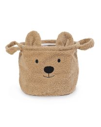 Aufbewahrungskorb - 25x20x20 Cm - Teddy - Braun