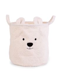 Panier De Rangement - 40x40x40 Cm - Teddy - Ecru