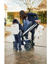 Nursery backpack Family Club Signature Canvas off white