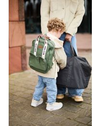 Kids backpack Mini Club Singature Canvas green