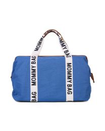 Mommy Bag ® Wickeltasche – Signature-Look - Canvas - Indigoblau