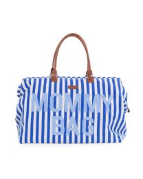 Mommy Bag ® Wickeltasche - Streifen  - Electric Blau/Light B