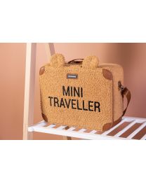 Suitcase Mini Traveller Teddy brown