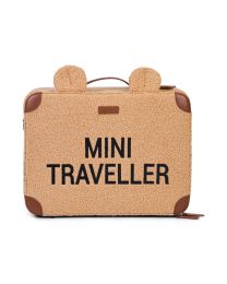 Suitcase Mini Traveller Teddy brown