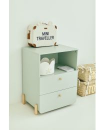 Suitcase Mini Traveller Teddy off white