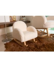 Rocking chair kids Teddy off white