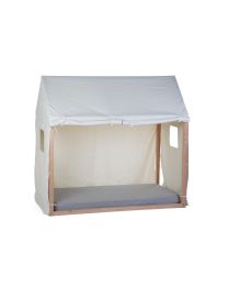 Cover House bed 70x140cm white