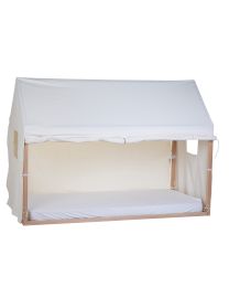 Toile Pour Lit Cabane - 90x200 Cm - Blanc