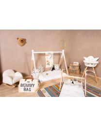 Kids Rocking Chair - Teddy - Off White Natural