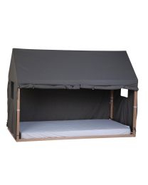 Huis Bed Cover - 90x200 Cm - Antraciet