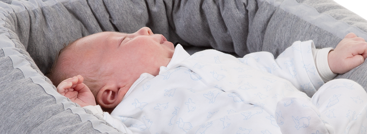 Luchild Babynest Kuschelnest 100% Baumwolle Nestchen Neugeborene Reisebett für Babys und Säuglinge 